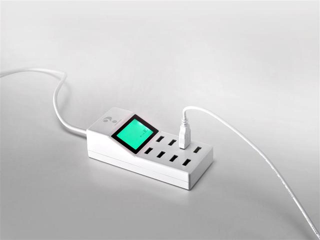 OPLAADSTATION 8X USB PUNTEN ZAFFERANO *