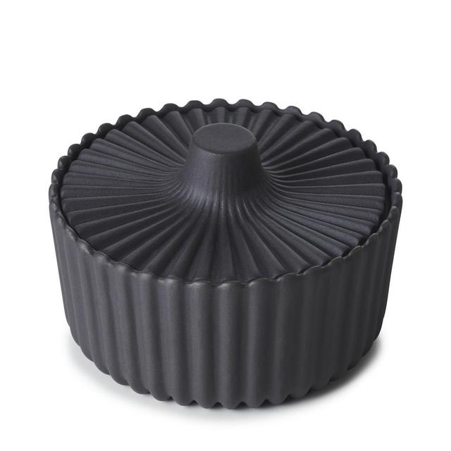 SUIKERPOT M/ DEKSEL 10.0CL DARK METAL PEKOE